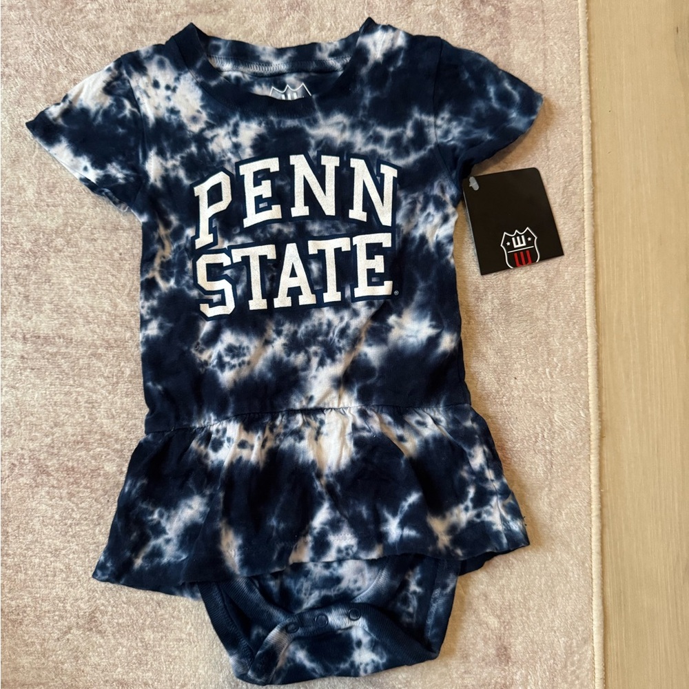 Penn State Kids Tie-Dye Dress